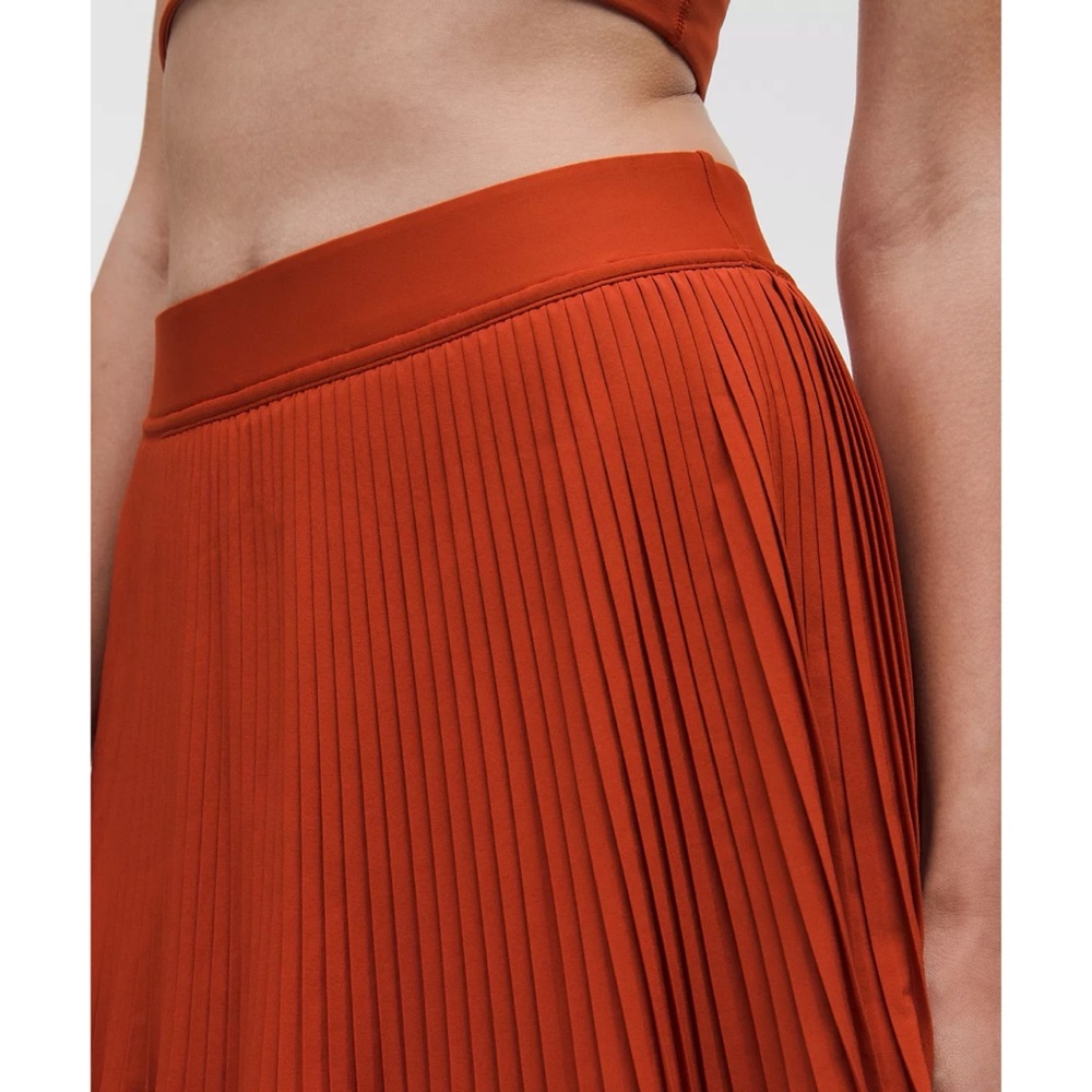 ❤️ Lululemon Varsity Pleated Tennis Skirt in Coral Size 14